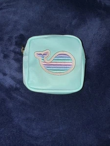 Stoney Clover Lane Mini Pouch Cute Pastel Rainbow Whale Patch - Afbeelding 1 van 5