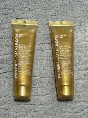 2x Peter Thomas Roth 24K Gold Mask Anti-Aging Maske je 14 ml Lift & Firm NEU - Bild 1 von 2