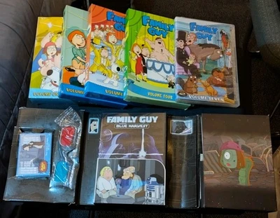 Family Guy DVD Lot. Blue Harvest Box Set, Volume 1-4 & 7. All DVDs Like New - Image 1 of 4