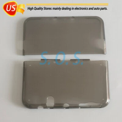 Transparent Black TPU Protective Soft Cover For New Nintendo 3DS LL New 3DS XL - Image 1 of 4