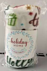 Holiday Time Super Soft Plush Throw Christmas Trees Blanket 50”x60” - Picture 1 of 2