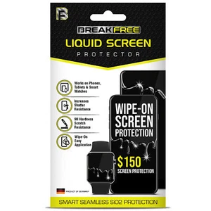 BREAK FREE Liquid Glass Screen Protector with $150 Guarantee for All Phones - Picture 1 of 5
