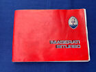 Maserati Biturbo Owners Manual Fair Original Condition