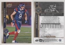 2021 Upper Deck CFL Gold /50 Jake Wieneke #78