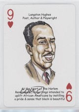 2019 Hero Decks Black America 2 Playing Cards Langston Hughes #9H 6d7