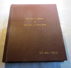 Album photos de mariage de Denise et Philippe Poelvoorde en 1953 – beaucoup de - Photo 1/7