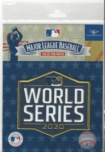"Parche de camisetas de la Serie Mundial 2020 de los Dodgers de Los Ángeles Tampa Bay Rays en paquete de 4"" x 3 3/4" - Imagen 1 de 1