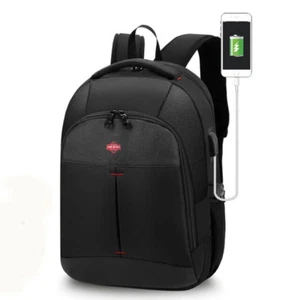 Business Backpack USB Charging Multifunctional Waterproof Oxford Student Travel - Picture 1 of 14