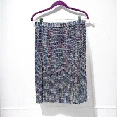 🌻Vintage Doncaster Colorful Tweed Pencil Skirt Size 10 - Image 1 of 4