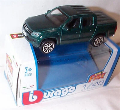 Volkswagen Amorok en Verde - Burago 'Street Fire' Modelo Escala 1:43 Nuevo en Caja Foto 1 de 2
