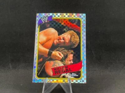 2008 TOPPS HERITAGE III CHROME WWE WILLIAM REGAL #46 X-FRACTOR REFRACTOR SP - Image 1 of 2