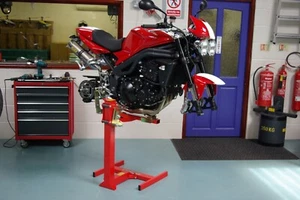 EazyRizer Original Red Motorcycle Lift - Sportsbikes, Retros, Classics - Picture 1 of 16