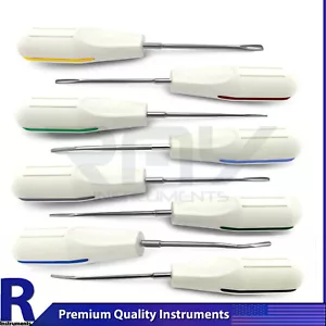 8 pz elevatori radice lussazione dentale PDL denti lussativi strumenti chirurgici orali - Foto 1 di 9