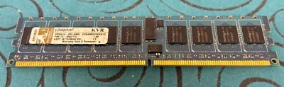 Kingston KVR400D2S4R3/1G 1GB PC2-3200R Server Memory RAM - Image 1 of 3