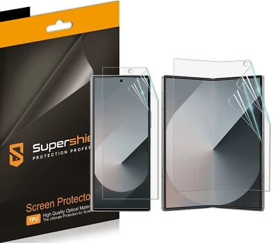 2X Protector de pantalla Supershieldz transparente cubierta completa para Samsung Galaxy Z plegable 6 Foto 1 de 2