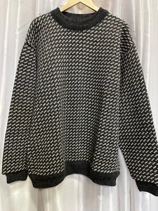 Vintage LL BEAN early "iconic Norwegian" wool blend sweater - Picture 1 of 4