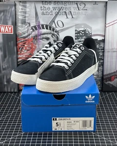 ADIDAS STAN SMITH CS SHOES Core Black /Core White/ Gum ID2042 M 5.5 / W 7.5 NEW - Picture 1 of 12