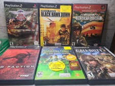 PS2 LOT 6 Games Seek and Destroy, Red Faction, Call of Duty 3 Syphon Filter