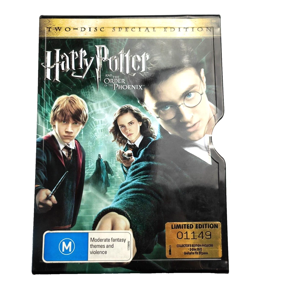 Harry Potter And The Order Of The Phoenix DVD Steelbook Rare OOP Like New A8 - Image 1 of 4