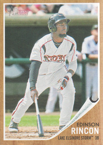 2011 Topps Heritage Minors #195 Edinson Rincon