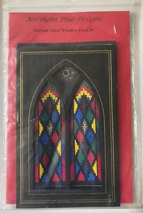 Needlepoint - Northern Pine Des., Tarjeta de vidrieras 1 ENVÍO GRATIS - Imagen 1 de 2
