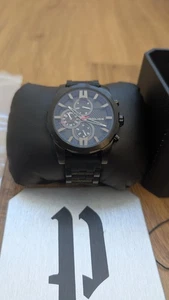 Police Mens Quartz Watch With Stainless Steel Body And Rubber Black Band - Picture 1 of 8