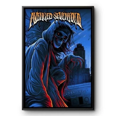 Avenged Sevenfold Live at Soldier Field Chicago IL – Oct 31, 2025 Tour Poster - Image 1 of 4