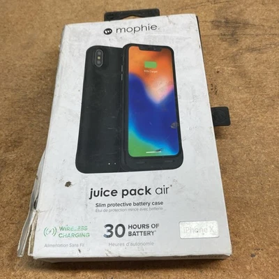 Funda protectora de batería Mophie Juice Pack para iPhone X caja estresada Foto 1 de 2
