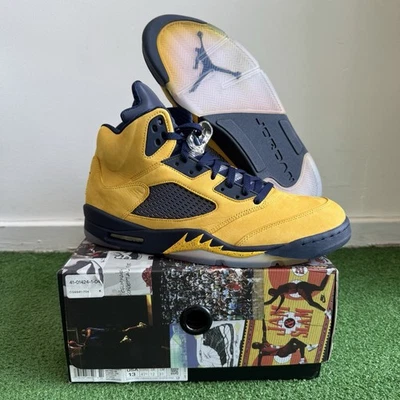 Talla 13 - Air Jordan 5 Retro SP Michigan Foto 1 de 4