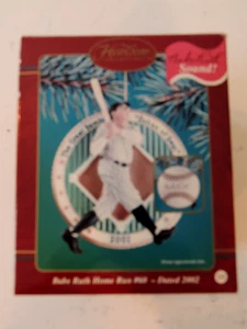 BABE RUTH 2002 CARTAS DE CARLTON HOMERUN #60 ADORNO HECHO A MANO CORTE DE LOS YANKEES DE NUEVA YANKEES - Imagen 1 de 1