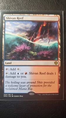 Shivan Reef 255/281 M MTG Dominaria United Series  - Image 1 of 2