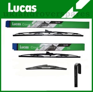 FITS NISSAN JUKE WIPER BLADES 2011 to 2017 LUCAS FRONT 22" 13" & QUALITY REAR 12 - Picture 1 of 12
