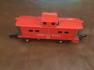 American Flyer #638 Red Vintage Caboose, S gauge - Picture 1 of 4