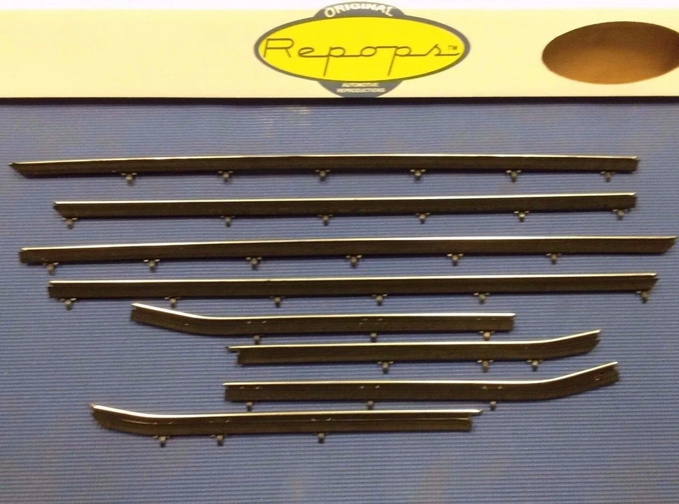 1967 CHEVROLET CAMARO PONTIAC FIREBIRD DOOR WINDOW FELT FUZZIES RUBBER SEAL KIT - Image 1 of 4