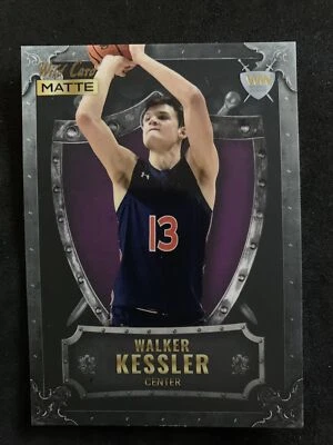 2022 wild card matte basketball WALKER KESSLER WEEKEND WARRIOR  - Image 1 of 2