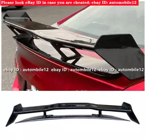 For Honda Civic 11th 4Dr 2021 2022 GT Style Gloss Black Rear Trunk Spoiler Wing - Picture 1 of 10