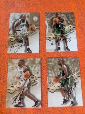 1998-99 Skybox Autographics Kenny Anderson,Ron Mercer,Antoine Walker, McCarty - Image 1 of 4