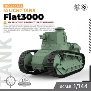 SSMODEL SS144681 1/144 Militär Modellbausatz IA Fiat3000 leichter Panzer - Bild 1 von 9