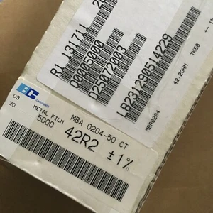 LARGE SALE 15,000 PCS Resistors 0204 42R2 42.2 Ohm 1% - Picture 1 of 5