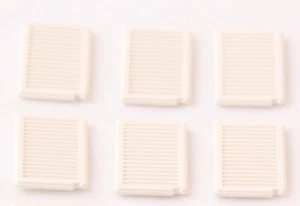 Large Window Shutters Genuine Lego Part 3856 Brand New WHITE 6 PIECES - Picture 1 of 2