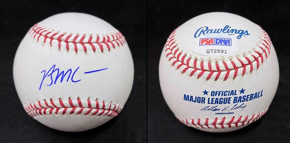 Brian McCann SIGNED ROMLB Baseball NY Yankees Braves Astros PSA/DNA AUTOGRAPHED  - Image 1 of 1