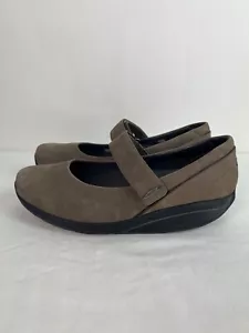 MBT Womens Mary Jane Shoes Size 11 - 11.5 US Nubuck Rocker Sole - Imagen 1 de 8