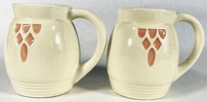 Rare Mugs Robinson Ransbottom RRP CO  Roseville USA Friendship Ivory Pink GUC  - Picture 1 of 5