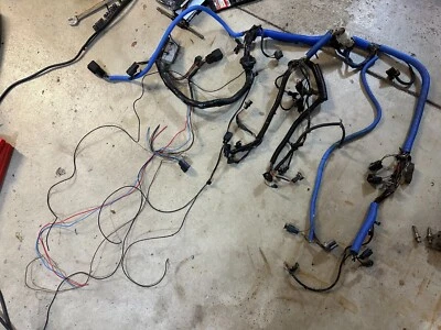 Ford Mustang GT LX 1988 5,0 V8 cableado de motor de aire masivo y arnés de inyección de combustible Foto 1 de 4