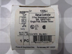 Pass & Seymour / Legrand 1125-I Manual Controller, Ivory **Free Shipping** - Bild 1 von 3