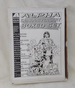 Alpha Productions Comics Alpha 5to Aniversario Conjunto en Caja Firmado Edición Especial - Imagen 1 de 23