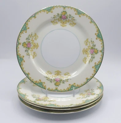 TIFFANY BY NORITAKE SALAD PLATES SET OF 4 MINT - image 1 of 4