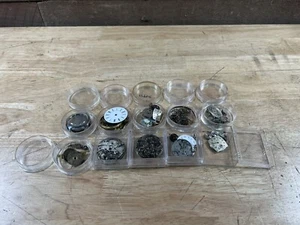 Vintage Nachlass frische Uhrmacher Taschenuhrwerke/Teile - Bild 1 von 15