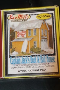 Bar Mills Models CAPTAIN JACK'S BOAT & BAIT HOUSE #0892 HO Scale Kit - Picture 1 of 1