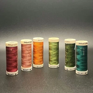 Sulky 100% Rayon Thread 250 Yard Spools - YOU PICK! Embroidery Sewing Crafts - Picture 1 of 7